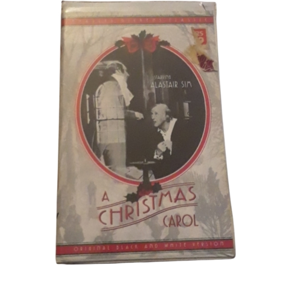 A Christmas Carol original black an white version vhs tape